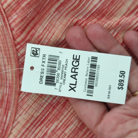 INC International Concepts form fit longer dress, sleeveless, NWT, size XL - Picture 11 of 12